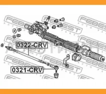 ������� ���� 0322-CRV (SR-6270/HT 870 115/53521-S9A-003/SR-H180) 0322CRV ����