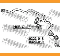 ���� ������������� ������ ����� Honda Accord CL# 2002-2008 0323-018 0323018 ����