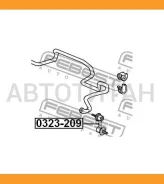 ���� Febest 0323209 ������������� (�����/������) M10/L55�� 0323209 ����