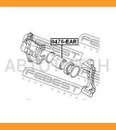 ������� �������� ���������� ������� Mitsubishi Outlander (CW#) 2006-2012 0476EAR ����