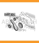 ����� ���� ���������������� Mitsubishi Lancer, Lancer Cedia CS, CT# 2000.03-2009.08 [JPN] 0487EA ����