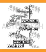 ����������� ���. ����. ������ Audi Q7/VW Touareg, Porsche Cayenne 02 VWAB006 ����