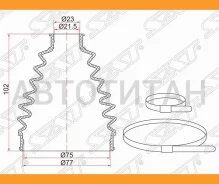 ������� ���� �������� Mazda 3/Axela BL/BK 03-13/KIA CEED 06-12 (2 ������. ������) C1581 ����