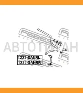 ���� ������������� ������ ����� Hyundai Santa FE 00 2000- [CIS] 1223SANRL ����
