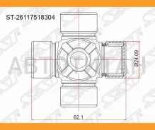 ���������� BMW E30/E34/E83Volvo XC90/Mercedes C203/E211/E210/S220/Nissan X-Trail T31 ST26117518304 ����