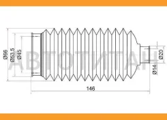 ������� ������� ����� Toyota Corolla/Sprinter 92-02 LH=RH, �����/������ ST4553512060 ����