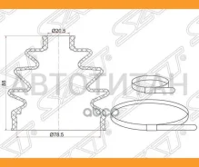 ������� ����� �������� Nissan Bluebird Sylphy QNG10 00-05/Almera N15 95-00 (2 ������. ������) C1007 ����