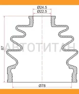 ������� ����� �������� Toyota Corolla Spacio 97-01/Hyundai Tuscon 04-09 (2 ������. ������) C1088 ����