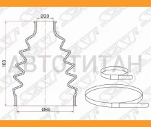 ������� ���� �������� Chevrolet AVEO 1.2 ABS 02-08 (2 ������. ������) C1608 ����