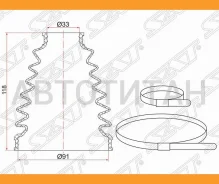 ������� ����� �������� Toyota LAND Cruiser Prado 96-08 (2 ������. ������) C1285 ����