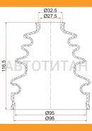������� ����� Toyota LAND Cruiser 100 UZJ10 98-/Mercedes GL/ML (2 ������. ������) C1671 ����