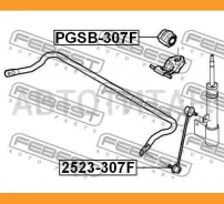 ���� ������������� �������� Citroen C4 2004�2011 2523-307F 2523307F ����