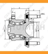 ��������� ����. ����. [�������] Chevrolet AVEO (T300) (2011)/Cobalt (2012) GMB GH34860M GH34860M ����