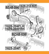 ����������� ���� ������ Mercedes BENZ GLK-Class 204 2007-2015 BZAB-030 BZAB030 ����