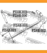 ����������� ������� ������������ FORD Transit TT9 2006- FDAB004 ����