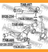 ������� 0120-233/ 48068-09100/ 48068-60030 (SB-T502) ��������� ������� ������ Febest 0120233 0120233 ����
