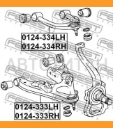 ����� ������ Toyota LAND Cruiser 100 0124-333RH Febest 0124333RH 0124333RH ����