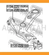 ����� ������ Toyota Corolla E18, Avensis T27 0124-ZZE150RH Febest 0124ZZE150RH 0124ZZE150RH ����