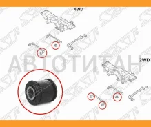 ����������� Subaru Forester 97-08 / Impreza 92-07 / Legacy 89-98 / Outback 94-99 ST20251AA000 ����