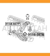 ����������� ������ ��������� ������ Hyundai GETZ 2002- 545841C300 ����