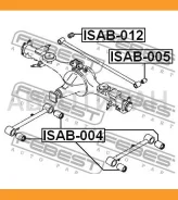 ������ ���������� ���� Isuzu Trooper UX 1992-1997 �/� ISAB012 ����