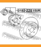 ������� ������ Toyota Corolla ZZE150/ZRE150 2006- Febest 0182ZZE150R 0182ZZE150R ����