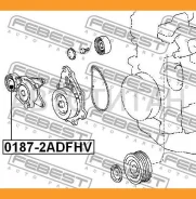 ����� �������� ���������� Toyota Corolla 2.0D 05 01872ADFHV ����