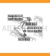 ����������� ������ ��������� ������ Mitsubishi Galant EA3A/EA8A USA 1996-2003 MABEA3 ����