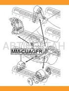 ������� ��������� �������� AT Mitsubishi Airtrek/Outlander CU2-5W 2001.11-2008.12 [GE] Febest Mmcuagfr MR131296 ����