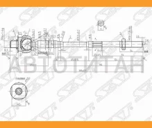 ���� ������� Nissan AD/Almera/Bluebird Sylphy/Pulsar/Sunny/X-Trail/WI�Ngroad 95- ST485218H328 ����