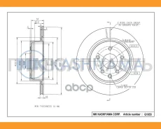 ���� ��������� ������ Infiniti EX/G/QX50 06-/Nissan 350Z 02- G1055 [G1055] G1055 ����