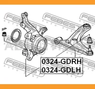 ����� �������� ������ Honda FIT GD3 [JP] Febest 0324GDRH 0324GDRH ����