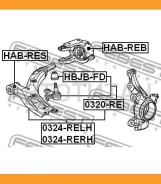 ����� �������� ����� Honda CR-V RE4 2007-2011 [EU] Febest 0324RELH 0324RELH ����