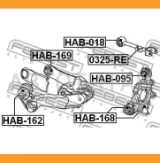 ���� ������ �������� Honda CR-V RE3/RE4 2007-2012 Febest 0325RE 0325RE ����