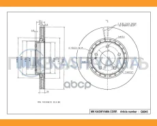 ���� ��������� �������� Mitsubishi Outlander 03/Citroen C-Crosser/Peugeot 4007 G6045 [G6045] G6045 ����