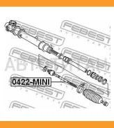 ���� ������� Mitsubishi Pajero MINI H53A/H58A 1998- 0422MINI ����