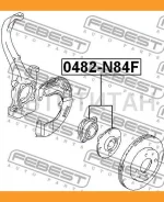 ������� �������� + ����� Mitsubishi Galant EA 1996-2003 Febest 0482N84F 0482N84F ����