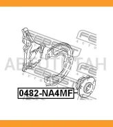 ������� �������� Mitsubishi Lancer CY, CZ# 2007.03-2017.12 [EUR] Febest 0482NA4MF 0482NA4MF ����