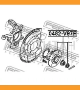 ������� �������� Mitsubishi Pajero IV Montero V87W/V97W 2006- Febest 0482V97F 0482V97F ����