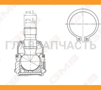 ����� ������� Mazda3 (BK), Mazda5 (CR) (03-10) 01030755 01030755 ����