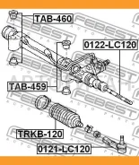 ����������� ������� ����� Toyota LAND Cruiser Prado 120 2002-2009 TAB460 ����
