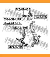 ����� ������. ����. ������ Mazda 6 Wagon GH 07 Febest 0524Ghupr 0524GHUPR ����
