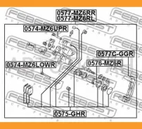 ������� �������� 0576-MZ6R Febest 0576MZ6R 0576MZ6R ����