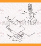 ����������� ������ ����� Hyundai Tucson -10 TEF1418 ����
