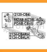 ����� �������� ����� FORD Focus II 2004- Febest 2124CB4LH 2124CB4LH ����