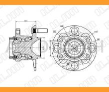 ������� ������ ���� Hyundai: Accent 11-, Solyaris 11- KIA: RIO 11- c ABS Iljin IJ113043 IJ113043 ����