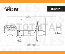 ����������� �������� ������ ������� Toyota Premio/Allion 01- (KYB 333386) DG21211 DG21211 ����