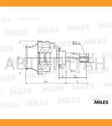 ���� ���������� OPEL Astra/Corsa/Kadett/Vectra 1.3-1.7D 79-98 (GKN 302227) GA10021 [GA10021] GA10021 ����