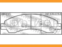 ������� ��������� �������� Isuzu TFR/TFS(Thailand) 2003-2011 [WW] Febest 3001F1F 3001F1F ����