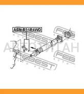���������� ���������� ���� Nissan Pathfinder R51M 2005- Febest ASNR51R4WD ASNR51R4WD ����